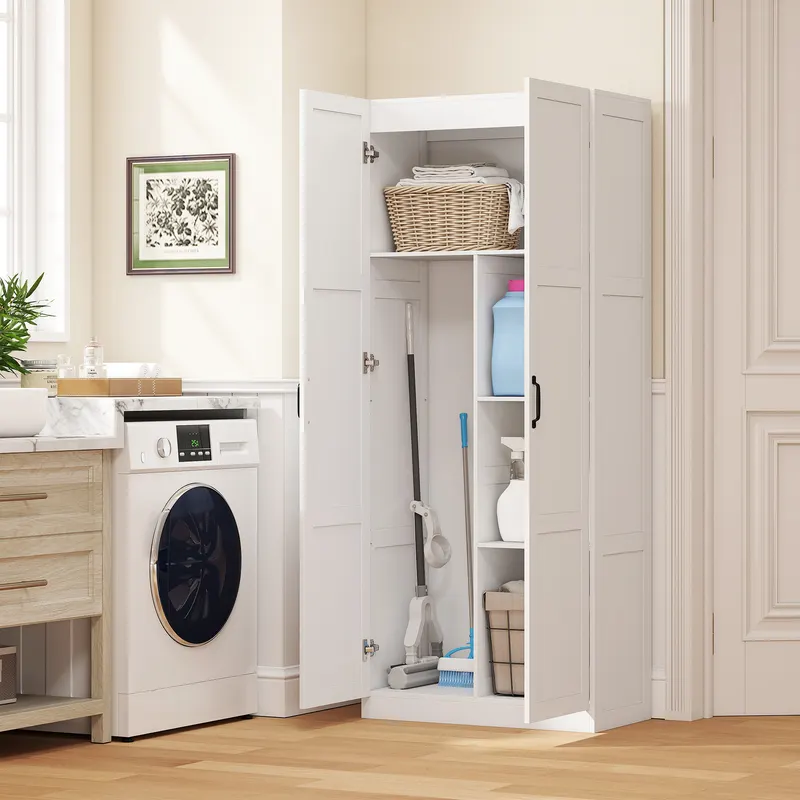 Farmhouse Pantry Cabinet — 71" Tall Kitchen Pantry Storage — photo 4