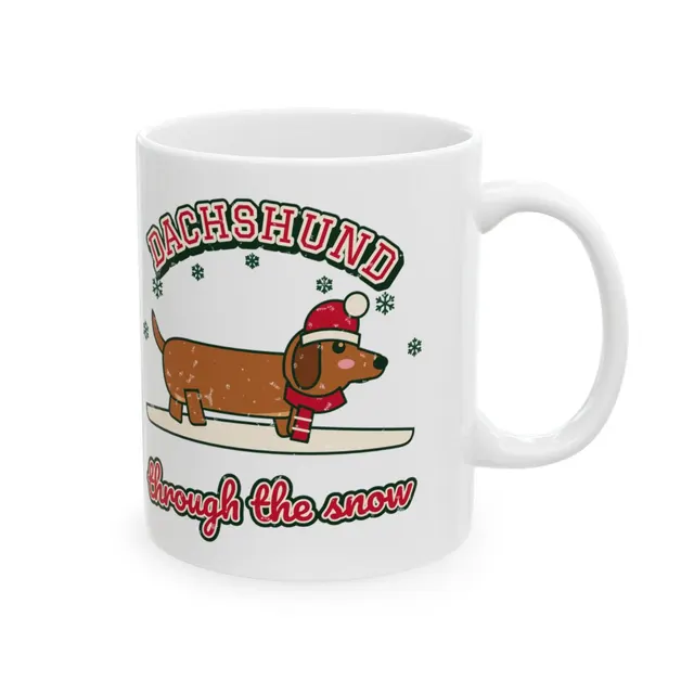 Dachshund Through The Snow Mug