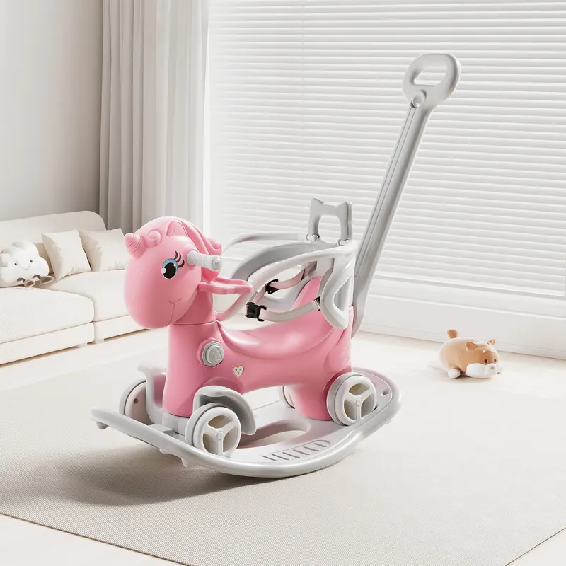 Rocking Horse for Toddlers — Balance Bike Ride on Toys with Push