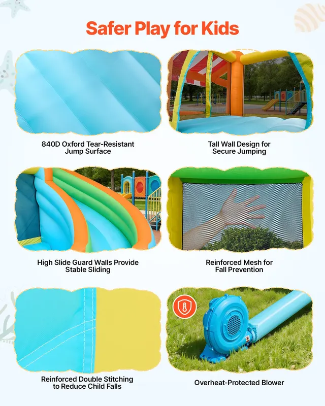 Inflatable Bounce House — 14.9 X 12.8 X 7.8 Ft Inflatable Bounce — photo 2