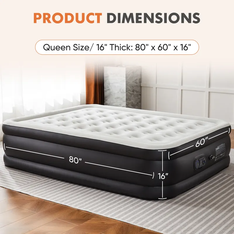 Air Mattress -16in- 18in Inflatable Blow Up Mattress Airbed β photo 7