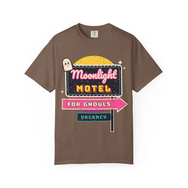 Moonlight Motel For Ghouls Comfort Colors® Tee