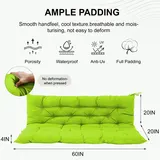 Outdoor Swing Cushions 60Inch — Waterproof 4in Thick Porch Swing — photo 2