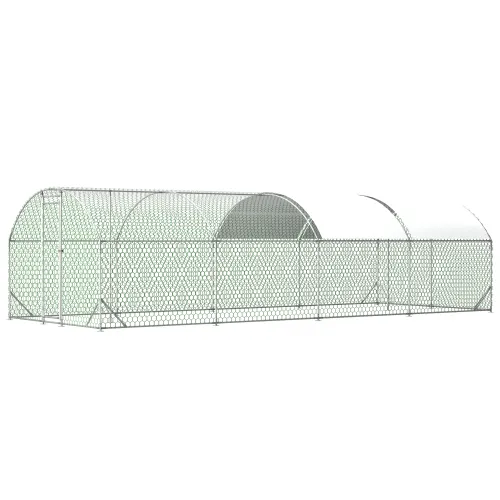 Large Metal Chicken Coop — Walk-in Poultry Cage — photo 8