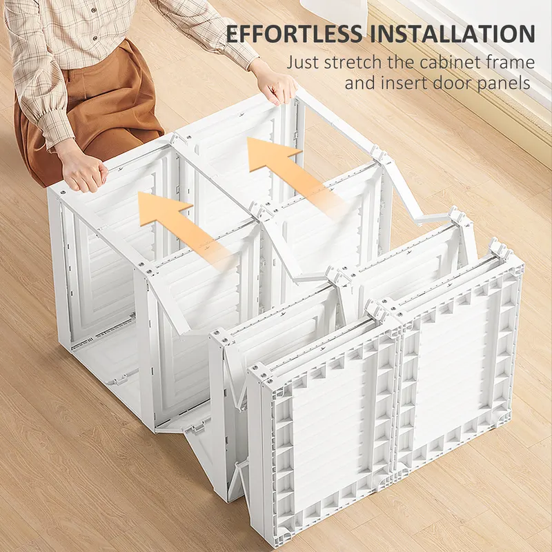 Portable Wardrobe Closet — Folding Bedroom Armoire — photo 7