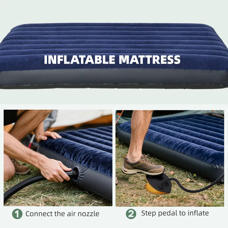 2-Person Tent Cot β 4-in-1 Elevated Camping Bed Combo with Air β photo 6