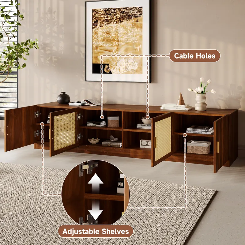 78 TV Stand for TVs Up to 85 β TV Console for Living Room β photo 6