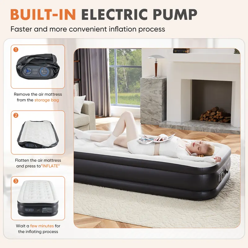 Air Mattress -16in- 18in Inflatable Blow Up Mattress Airbed β photo 3
