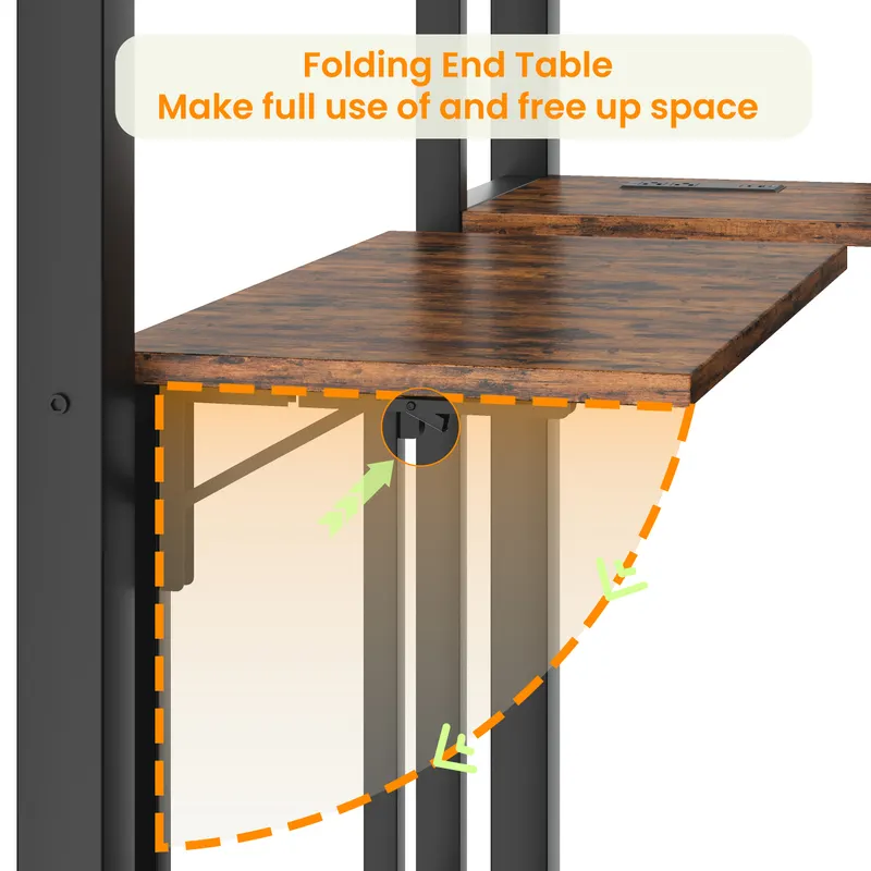Bunk Bed with Folding Table β 3 Storage Drawers β photo 4