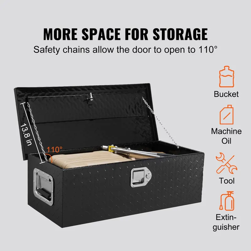 Heavy Duty Aluminum Truck Bed Tool Box — photo 3