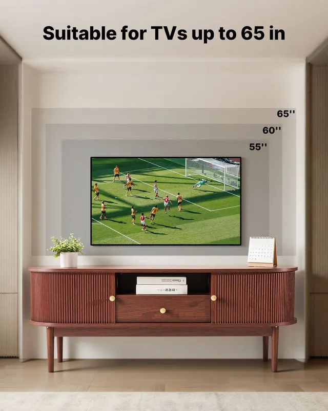 TV Stand — Mid Century Modern Entertainment Center for TVs Up — photo 3