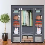 69 Portable Clothes Closet Wardrobe Storage Organizer with Non — photo 3