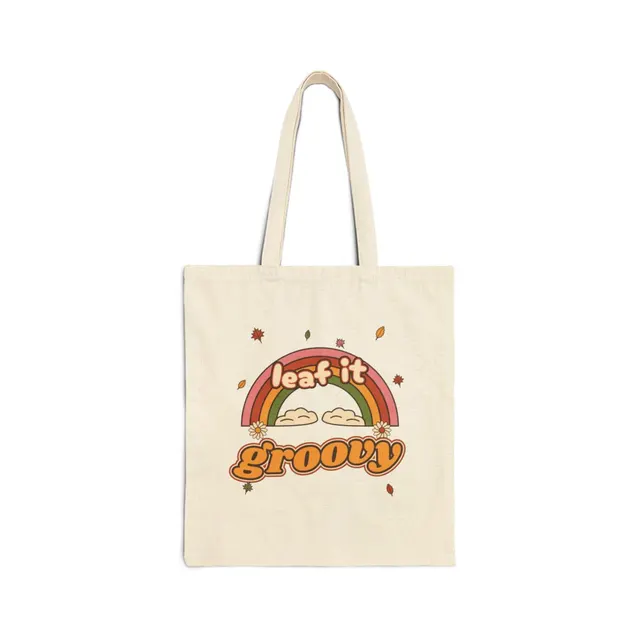 Leaf It Groovy Tote Bag