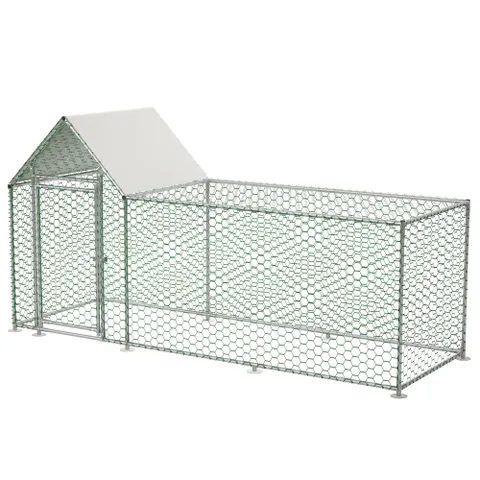 Poultry Habitat Cage with Lid for Chicken Coop