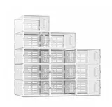 Stackable Shoe Storage Box with Lid — photo 4