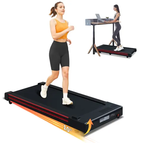 Walking Pad Treadmill with 10 Incline