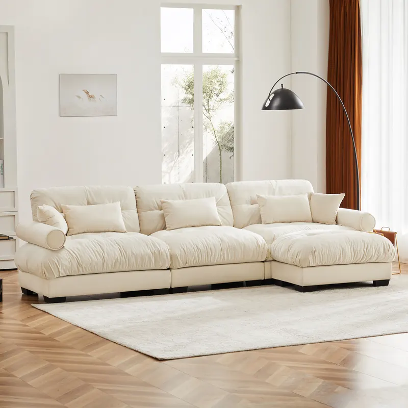 Super Comfort Oversized Modular Velvet Sectional Sofa Couch β photo 2