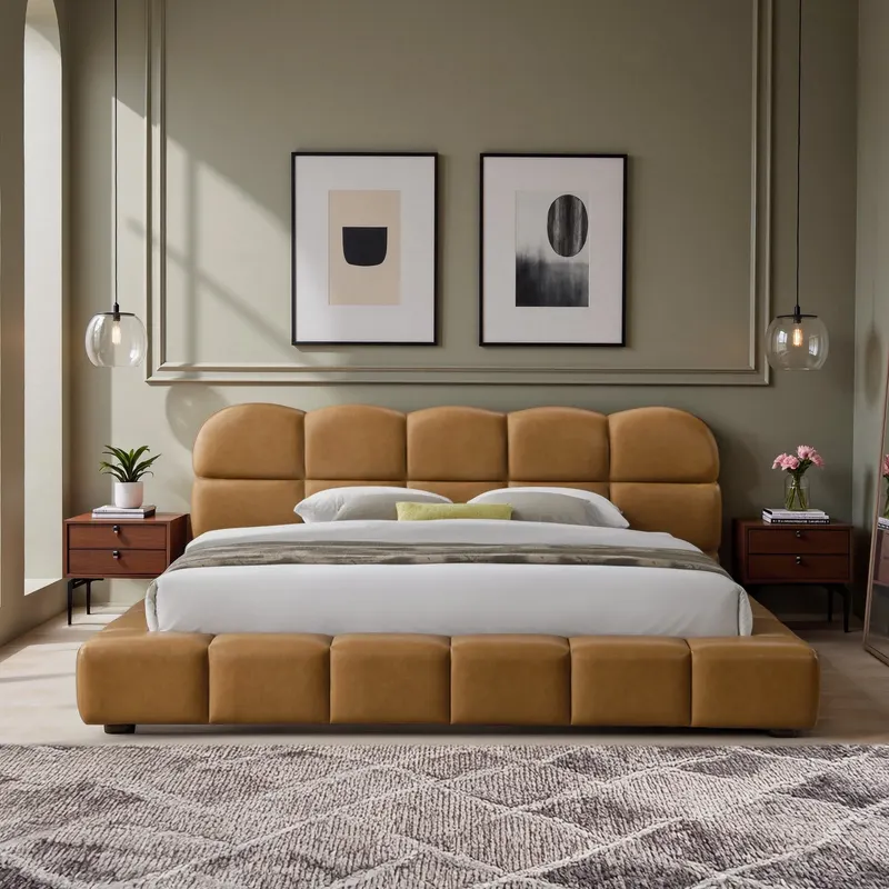 Roswell Luxurious King Size Platform Bed β photo 2