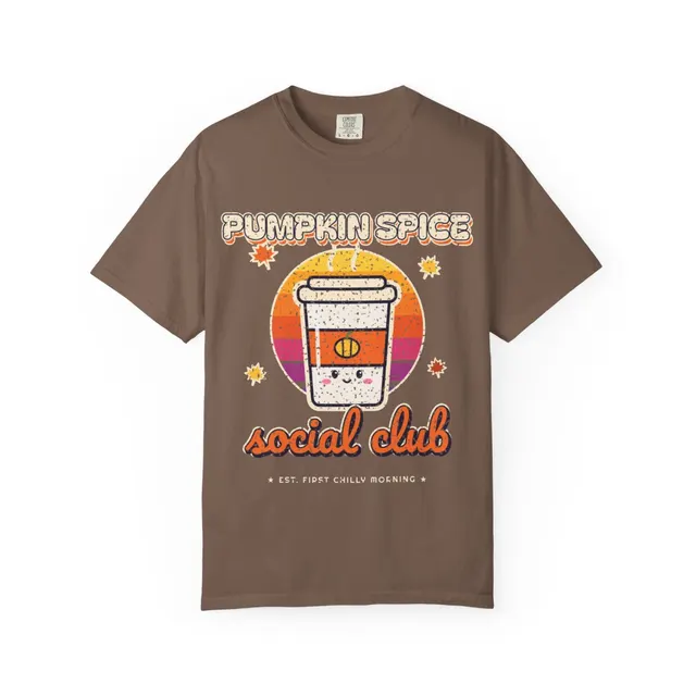 Pumpkin Spice Social Club Comfort Colors® Tee