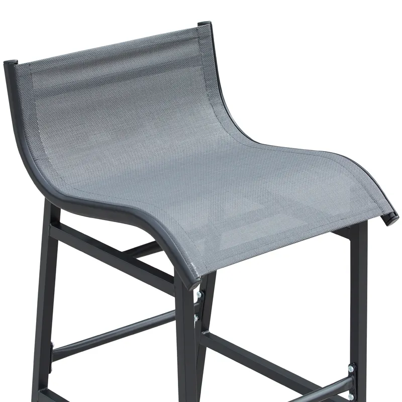 3 Piece Bar Height Outdoor Bistro Set for 2 — photo 4