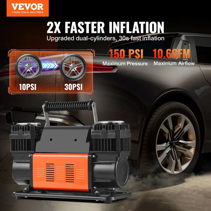 10.6 CFM Heavy Duty Air Compressor — photo 2