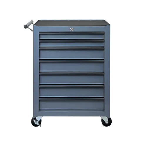 Rolling Metal Tool Chest with 7 Drawers
