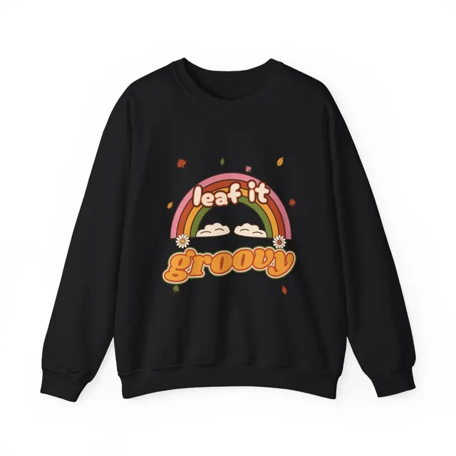Leaf It Groovy Crewneck Sweatshirt