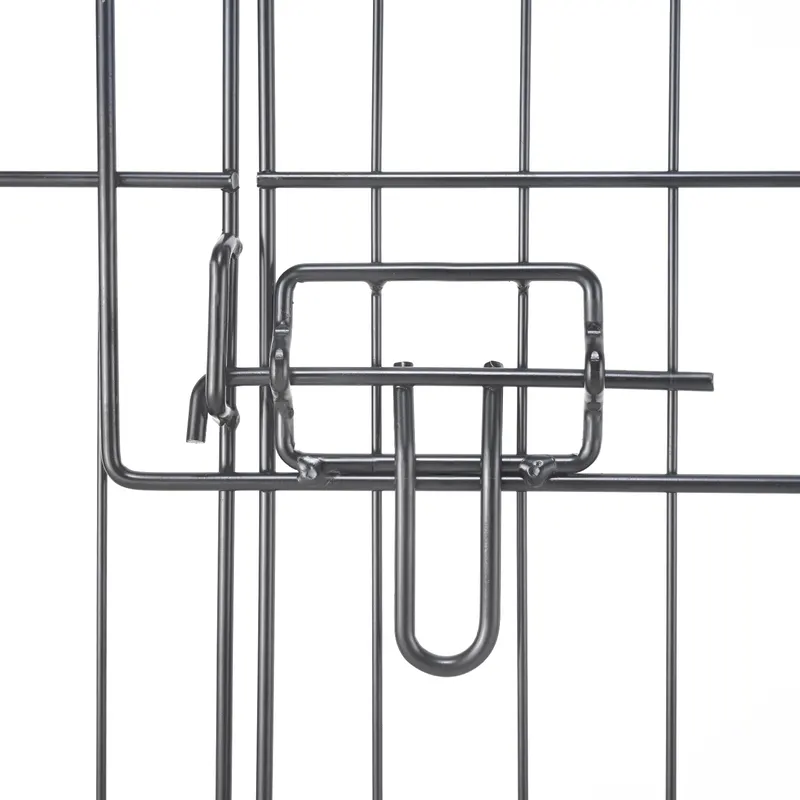 Dog Playpen — 8 Panels Foldable Metal Dog Exercise Pen with Top — photo 6