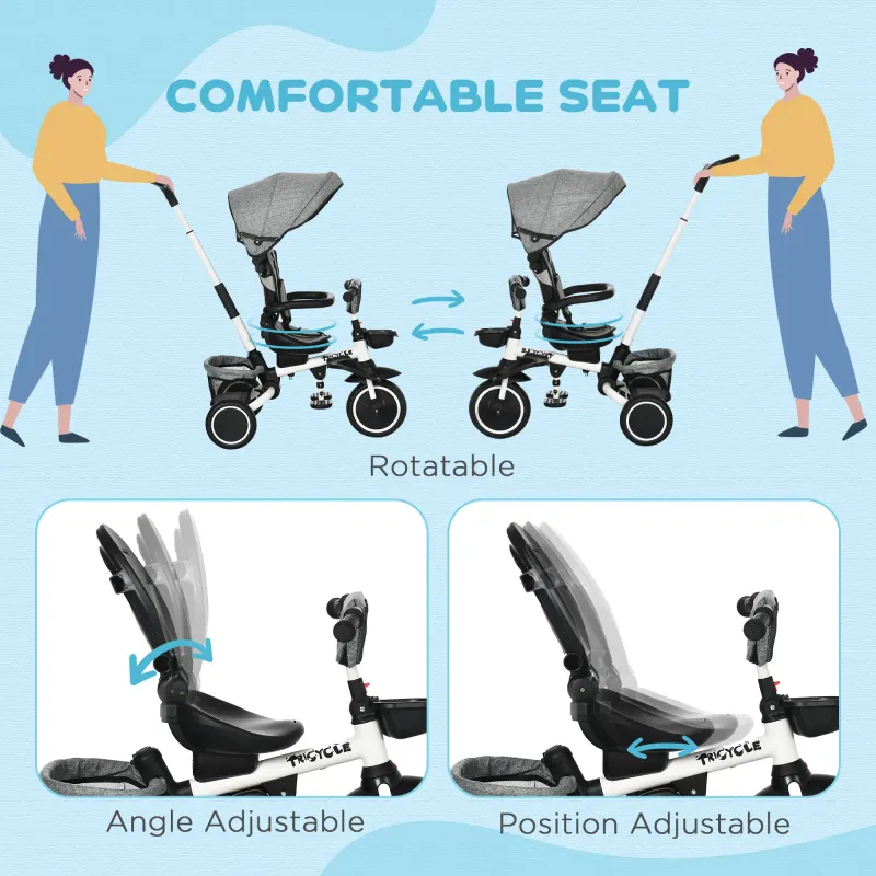 6-in-1 Toddler Tricycle for 12-50 Months — photo 7