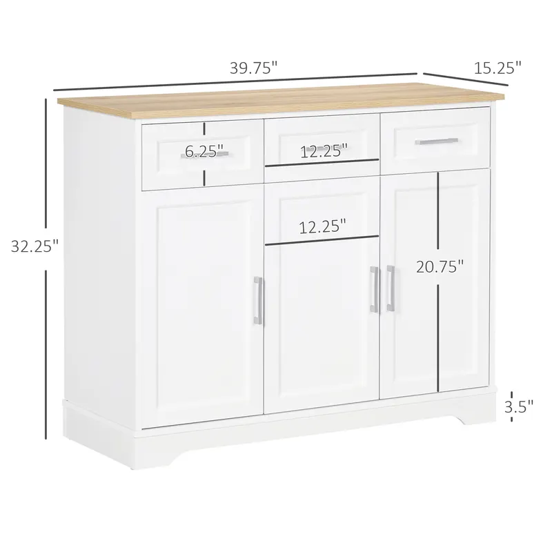 Modern Kitchen Sideboard Buffet Cabinet with Storage β photo 4