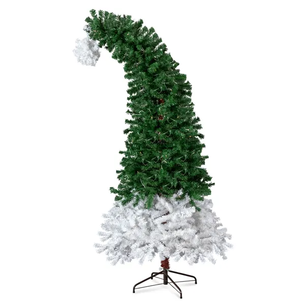 6 FT Santa Hat Style Pre-lit Christmas Tree