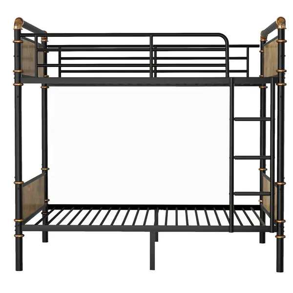 Twin XL Over Twin XL Metal Bunk Bed β photo 5