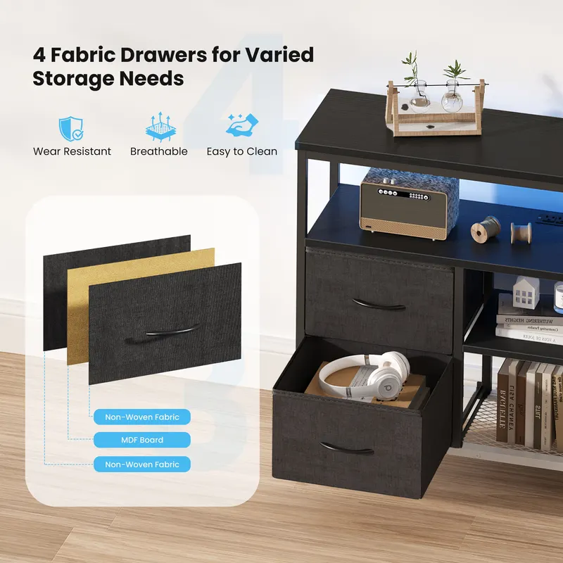 TV Stand — 4 Drawers — photo 4