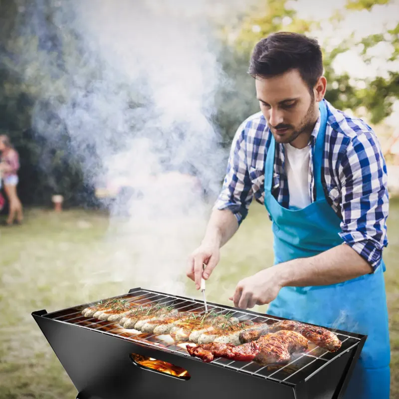 Foldable BBQ Grill Portable BBQ Barbecue Grill Camping Garden β photo 2