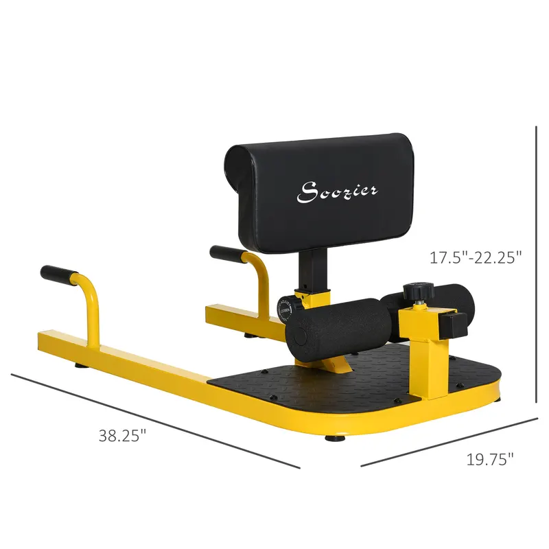 3-in-1 Padded Push Up Sit Up Deep Sissy Squat Machine Home Gym — photo 8
