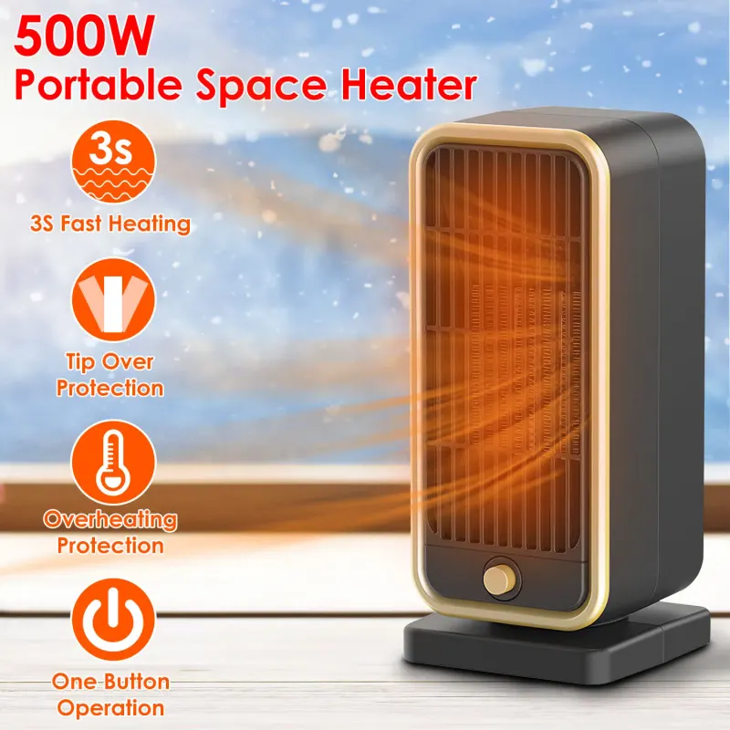Indoor Portable Ceramic Space Heater — photo 6