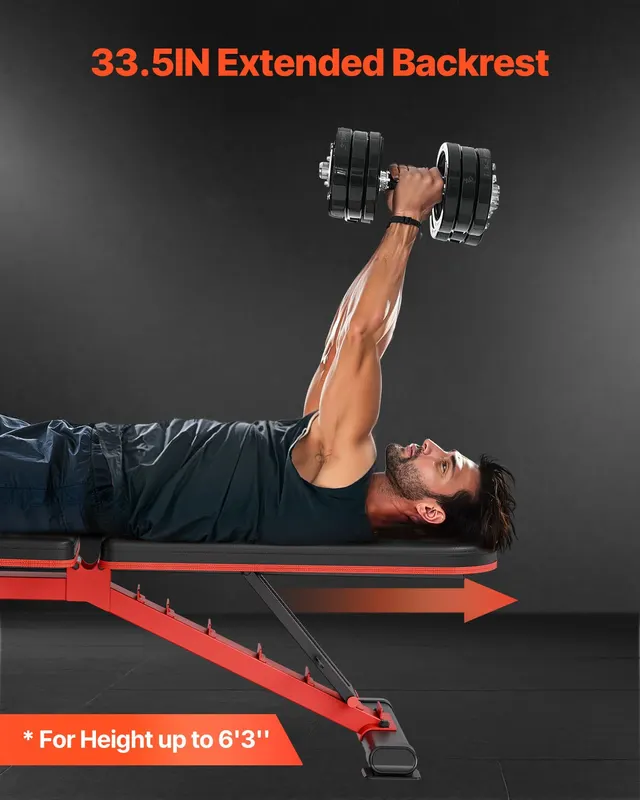 Weight Bench — 1200lbs Heavy Duty Stable Weight Bench Press — photo 2