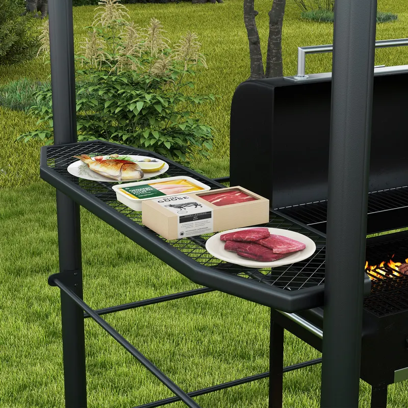 Outdoor Grill Gazebo Canopy Shelter with Vented PC Roof — photo 4