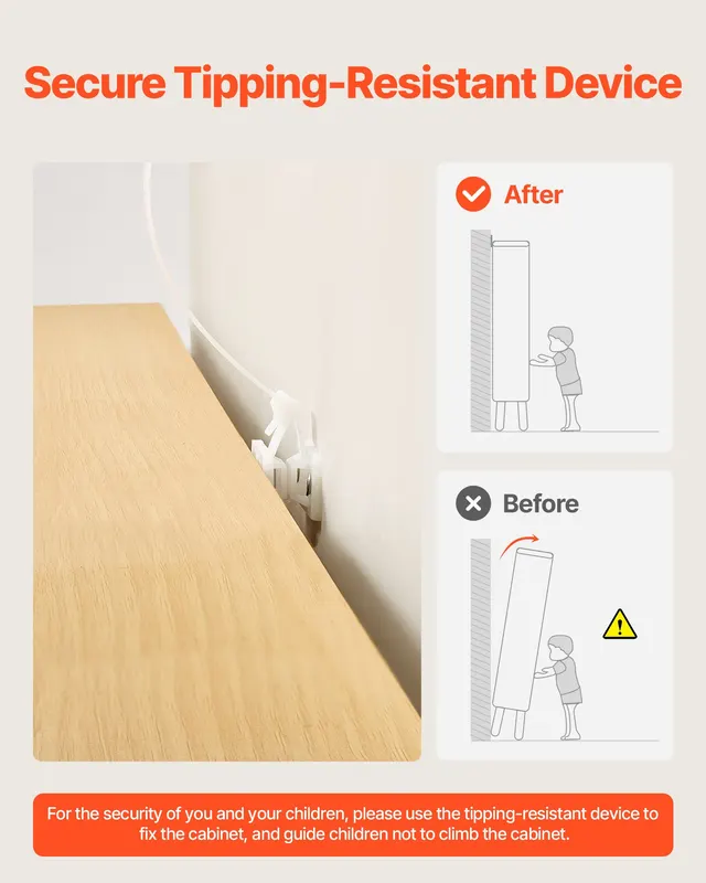 3 Drawer Rattan Dresser — Modern Closet Dresser for Bedroom — photo 4