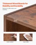 5 Tiers Narrow Bookshelf — 53 in Wooden Open Bookcase — photo 5