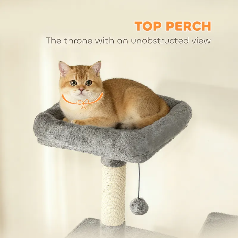 Multi-level Cat Tower — 80" Tall Cat Tree — photo 4