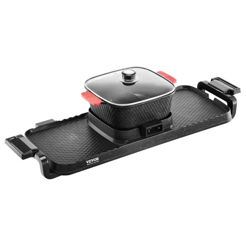 Hot Pot with Grill 2300W 2-in-1 Electric Smokeless BBQ Pan — photo 2