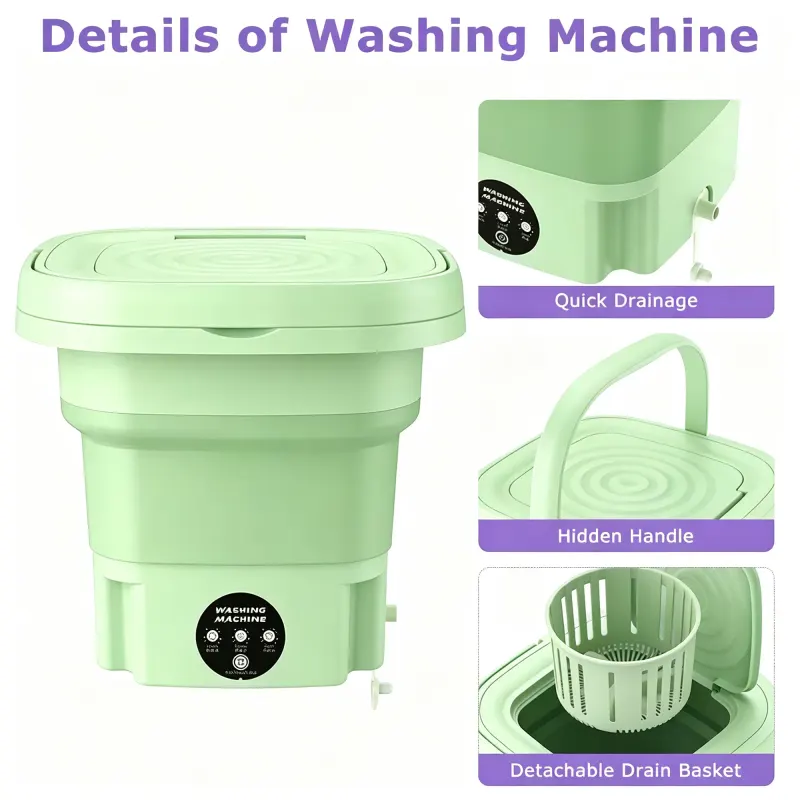 8L Foldable Mini Washing Machine — photo 7