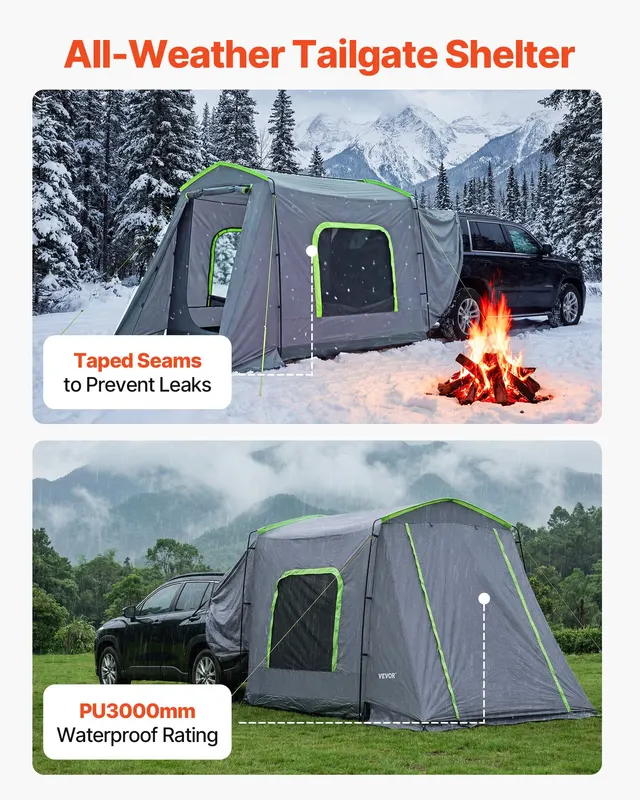 Large SUV Tent for 5–9 Person — 10.6 X 8 FT All-season SUV — photo 4