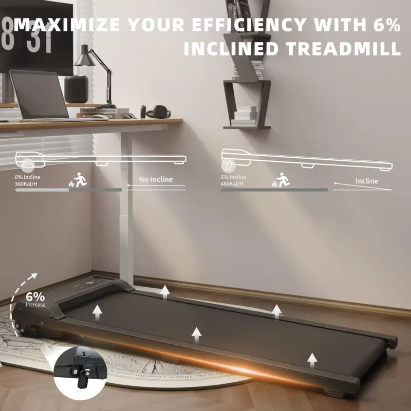 Under Desk Treadmill with Incline — photo 7