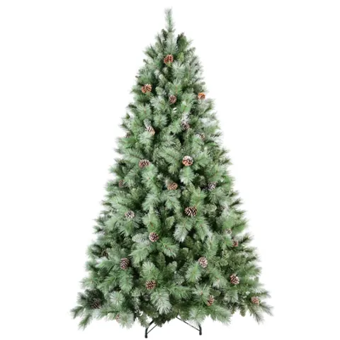 Artificial 7ft Green Christmas Tree with 1348PVC Hard Needle