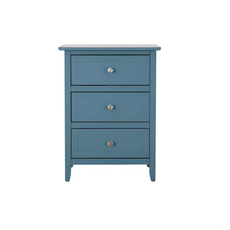 Teal Accent Nightstand for Modern Bedrooms — photo 5