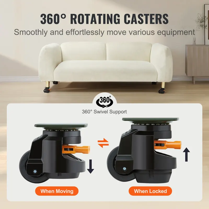 Leveling Casters — Set of 4 — photo 4