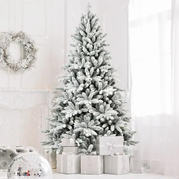 7FT Unlit Christmas Tree β Hinged Artificial Trees 1514 Premium β photo 2