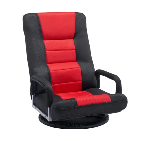 Swivel Floor Gaming Chair with Armrests